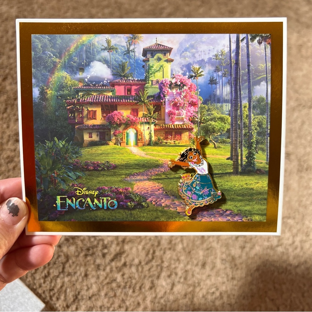 Disney Encanto VIP Pin with Gold Certificate